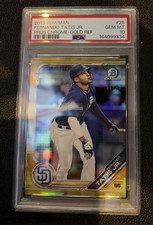 2019 Bowman Chrome Fernando Tatis Jr Gold Refractor /50 PSA 10 picture