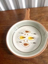 Vintage Stang| Mid Century Amber Glo MCM China Kay Hackett  Ceramic Skillet picture