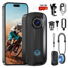 SJCAM C100+ 4K Action Camera Waterproof 64GB Mini Sports Cam for Motorcycle Bike picture