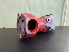 Vintage Race Face System Stem red 25.4 Clamp 1 1/8 70mm Threadless Retro MTB picture