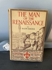 Vintage Book 1933- Ralph Roeder THE MAN OF THE RENAISSANCE, FOUR LAWGIVERS picture