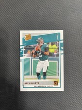 Panini 2020 Donruss Football Jalen Hurts Rated Rookie Canvas RC #314 Eagles picture