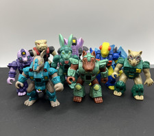 Vintage 1980s Battle Beasts Lot of 8 Figures (some With Rubs) picture