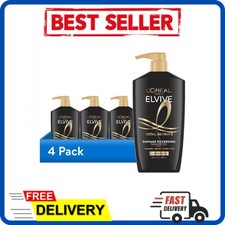 (4 pack) L'Oreal Paris Elvive Total Repair 5 Repairing Shampoo Damaged Hair 28oz picture