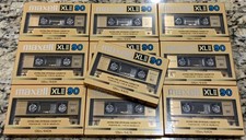 Maxell XLII 90 High Bias Type II Blank Cassette Tape Lot of 10 New Sealed picture