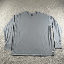 Vuori Long Sleeve Feather Tee Shirt Womens S Gray Crewneck Jersey Top VW1028 picture