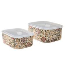 Better Homes & Gardens Edith Vine Floral 4-Piece Stoneware Baking Dish Set picture