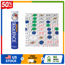 Pressman Jumbo Sequence Board Game, Tube Edition picture
