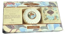 Vintage Bijoux De Bain Bath Bar Soap Set Savon Parfum Made in France Hummingbird picture