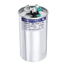 80+10MFD CBB65 Run Start Capacitor 80+10uF 370/440V Round AC Capacitor picture