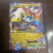 Mega M  Ampharos EX - Ancient Origins 28/98  Holo-Near Mint-Pokémon TCG picture