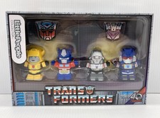 Fisher-Price Little People Collector Transformers 40th Anniv 4-Figure Set NEW picture