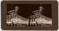 NEVADA STEREOVIEW - Las Vegas - Cowboy Sign - Pioneer Club - Modern c1990 picture