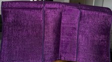 Handwoven Purple Aso Oke Fabric – 74