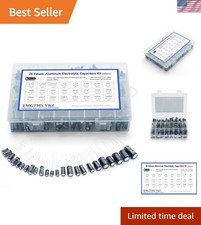 500pcs 24-Value Aluminum Electrolytic Capacitors Assortment Kit | 0.1uF-1000u... picture