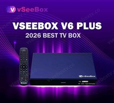 vSeeBox V6 Plus 8K Android 14 TV Box 64GB Wi-Fi Bluetooth HDMI Black picture