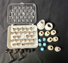 Vintage Wilton Decorating Piping Tip Set (26 Tips) with Case picture
