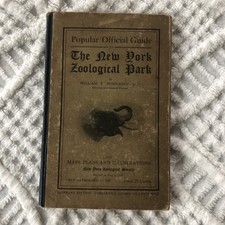 New York Zoological Park Popular Official Guide Maps Illustrations 1907 HC picture