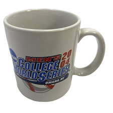 Vintage 2004 NCAA Men's College World Series White Coffee Mug Omaha NE picture
