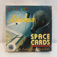 Vintage 1963 Teach Me Astronauts Space Cards Gelles Widmer Co COMPLETE 48 Cards picture