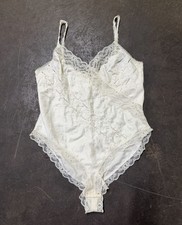 Vintage Victorias Secret Fairy Floral Coquette Teddy Romper One Piece picture