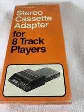 Vintage 1970’s Realistic Stereo Cassette Adapter for 8 Track Players picture