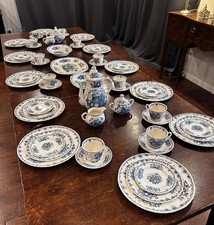 Vintage Mason’s Ironstone “Fruit Basket” China- 12 Piece Dinner Set  picture
