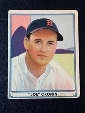 1941 Play Ball #15 Joe Cronin Original Baseball Card A2 picture