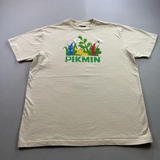 Pikmin T-Shirt Mens Large Beige Nintendo Video Game BoxLunch Exclusive Olimar picture