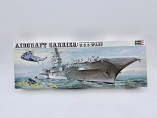 Vintage Revell USS Wasp Aircraft Carrier Model Kit H-375 1/540 Gemini Recovery S picture