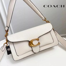 Coach F73995 Tabby 26 2Way Crossbody Shoulder Bag White Leather New picture