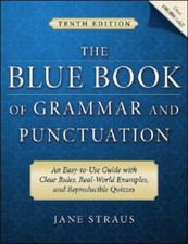 The Blue Book of Grammar and Punctuation: An Easy-to-Use Guide with Clear - GOOD picture