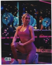 Natalie Decker autographed signed 8x10 photo Beckett BAS COA NASCAR Sexy Hot picture