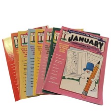 Vintage The Mailbox Kindergarten Reproducible Activities Lot of 8 Missing Feb picture