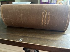 Webster's New Unabridged Dictionary of the English Language 1900 HC Illustrated picture