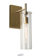 Adesso Dalton 1-Light Antique Brass Wall Sconce picture