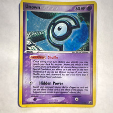 Pokemon TCG Unown (C) C/28 EX Unseen Forces Holo Rare 60 HP EN 2005 picture
