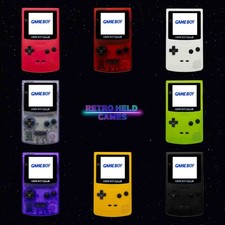 Gameboy Color GBC Console with Backlit OLED Screen Optional USB-C Battery picture