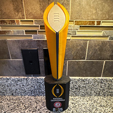 Alabama Crimson Tide 2015 CFP National Championship Trophy Replica Gold/Black picture