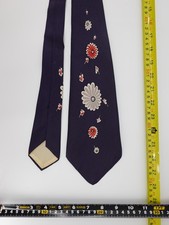 vintage 1940s 1950s bold rayon swing tie picture