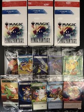 MTG Final Fantasy official token 10types + Basic booster 3 boxes Japanese picture