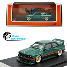 Nice Auto 1:64 BMW M3 E30 Coupe Pandem Widebody Green - Resin Car picture