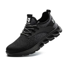 SUADEEX Steel Toe Shoes for Men Women Indestructible Safety Work Tennis Sneakers picture