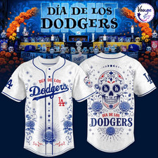 New Arrivals - Dodgers Dia de los Muertos 2026 Giveaway Jersey - All Size picture