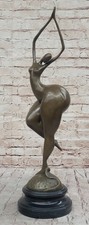 Abstract Woman Signed Milo Statue Figurine Bronze Sculpture Figure Hand Made Art picture