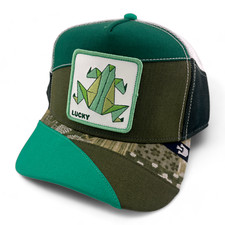 Goorin Bros Lucky Frog Farmigami Farm Capsule Courage Trucker Snapback Hat Cap  picture