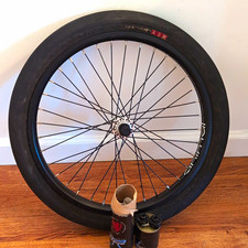 Rare Midschool BMX Rear Wheel Primo Pro SF 6 Bearing 3/8 Animal Rim and Tire. picture