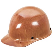MSA TAN Skullgard Cap Construction Iron Work Safety Ratchet Protective Hard Hat picture
