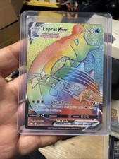 Lapras VMAX 203/202 Sword & Shield Secret Rare Holo 320 HP RAINBOW picture
