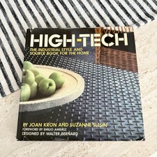 High Tech Industrial Style Source Book Kron Slesin First Edition 1978 Potter HC picture
